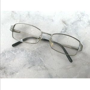 Authentic Prada Silver Eyeglasses Frames